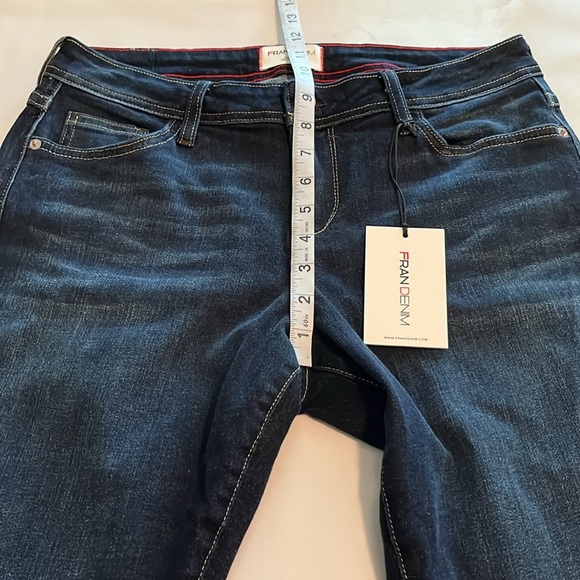 Fran Denim Kay Skinny Mid Rise NWT Size 30 - Picture 6 of 16